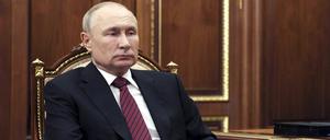 Wladimir Putin, Präsident von Russland.