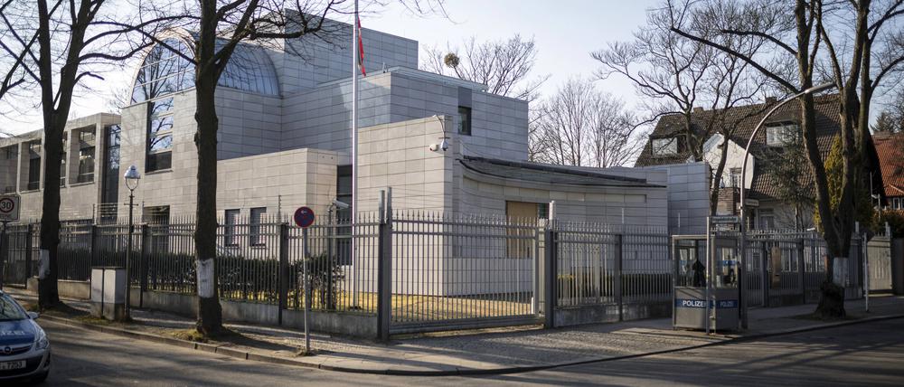 Die Botschaft des Iran in Berlin-Dahlem.