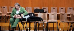 Michael Volle als Wotan und Anja Kampe als Brünnhilde