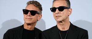 Dave Gahan and Martin Gore in Berlin.
