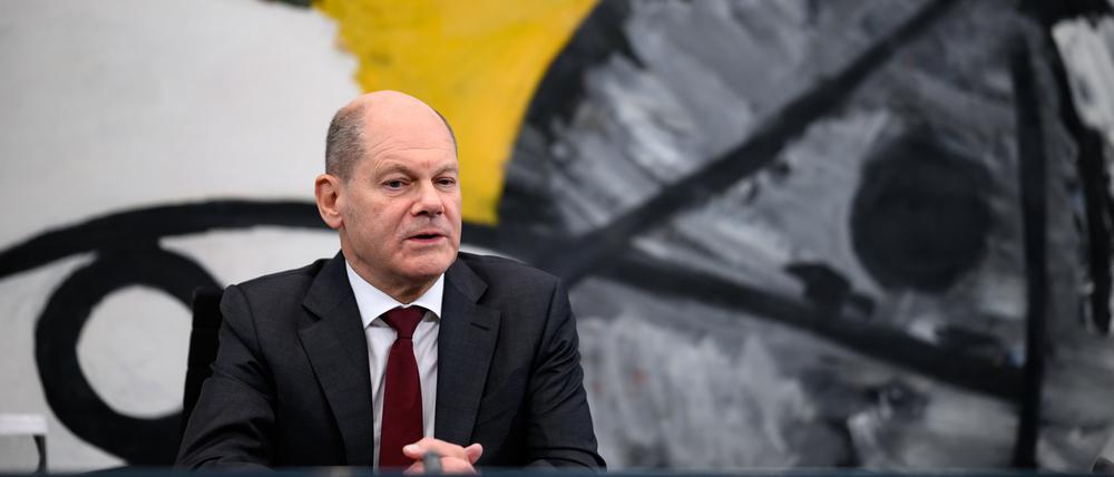 04.10.2022, Berlin: Bundeskanzler Olaf Scholz (SPD) 