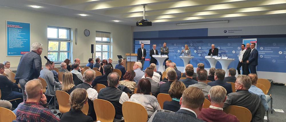 Debatte mit dem Handwerk