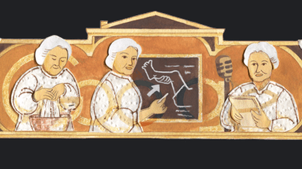 Das Google Doodle zu Elizabeth Kenny am 5. Oktober 2022.