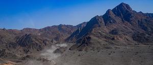 Heiße Piste. So sieht das noch aus in Neon, Saudi-Arabien.