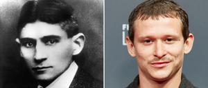 Der österreichische Schriftstellers Franz Kafka (li.) und Schauspieler Joel Basman..
