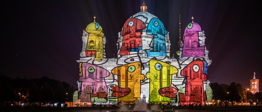 Illumination am Berliner Dom, 2021.
