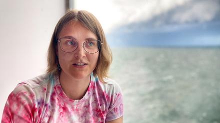 Die HNO-Ärztin Kristina B. aus St. Petersburg auf der „Finnstar“ von Helsinki nach Lübeck.