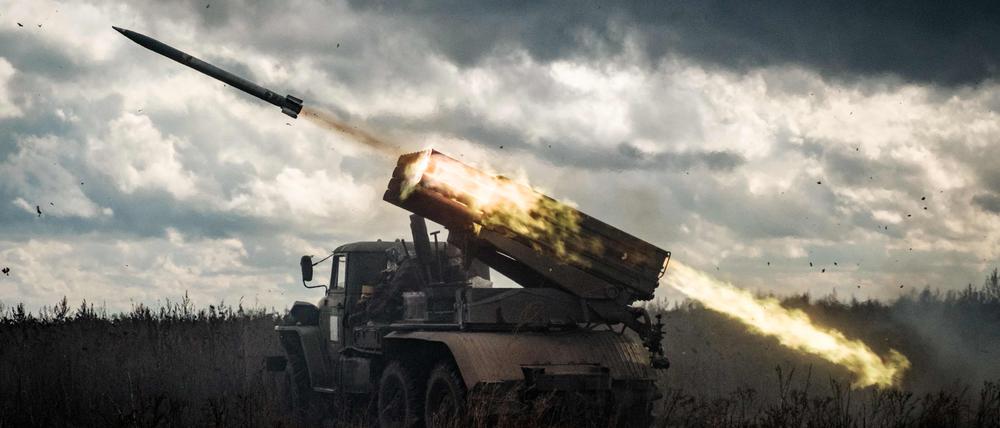 Mehrfachraketenwerfer sind ein Trumpf der Ukraine momentan.