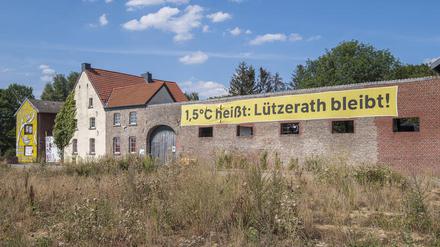 Das mittlerweile leere Dorf Lützerath