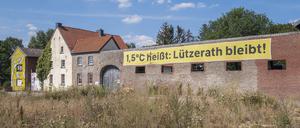Das mittlerweile leere Dorf Lützerath