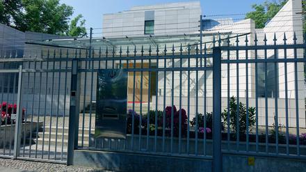 Eine Archivaufnahme des Berliner Botschaftsgebäudes von Iran.