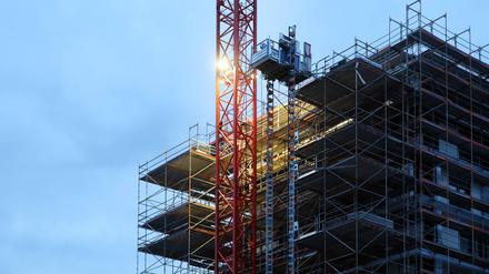 In Berlin wird kräftig gebaut. 