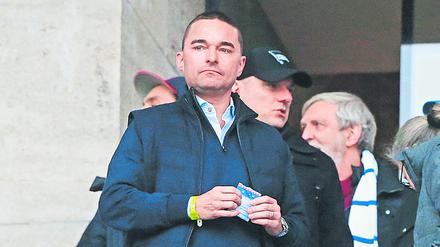 Investor Lars Windhorst im Olympiastadion. 