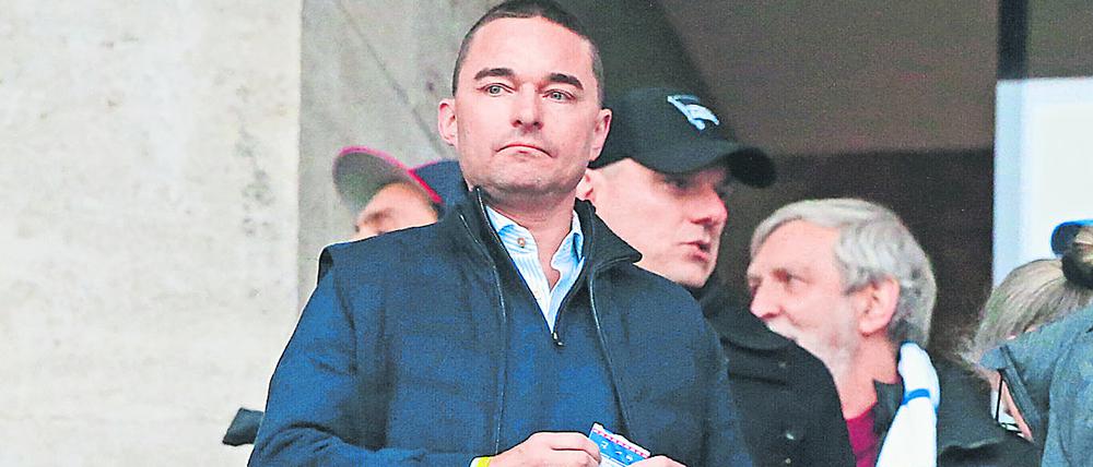 Investor Lars Windhorst im Olympiastadion.