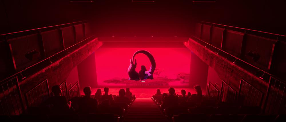 Das immersive Kunst-Event „Life after BOB“ in der Halle am Berghain..