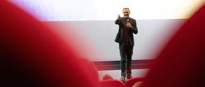 Bundesfinanzminister Christian Lindner (FDP) beim Wahlkampf in Osnabrück
