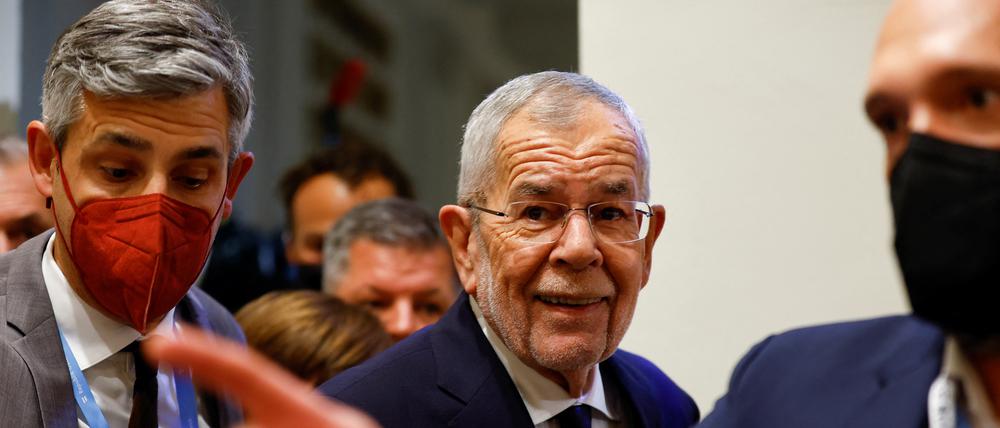 Der österreichische Bundespräsident Alexander Van der Bellen. 