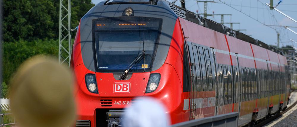 Ein Zug der Deutschen Bahn.