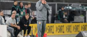 In der Vorbereitung auf das so wichtige Spiel gegen das Schlusslicht VfL Bochum starten die Stuttgarter voraussichtlich mit Michael Wimmer.