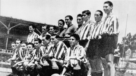 Deutscher im Athletic-Tor: Jorge Kirschner (obere Reihe, 5.v.l.) in San Mamés