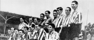 Deutscher im Athletic-Tor: Jorge Kirschner (obere Reihe, 5.v.l.) in San Mamés