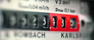 Ein Gaszähler in Baierbrunn/Landkreis München, aufgenommen am 21.10.2005. 