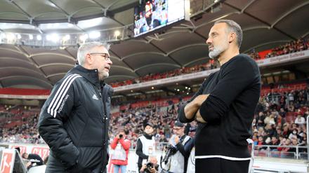 Mach’s gut, Kollege. Urs Fischer vom 1. FC Union traf am Sonntag zum vorerst letzten Mal auf Pellegrino Matarazzo.
