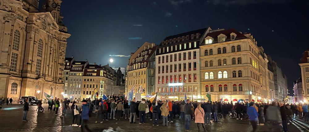 Protest in Dresden.