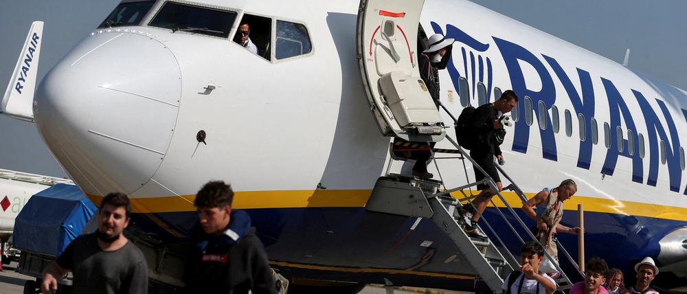 Eine Ryanair-Maschine.