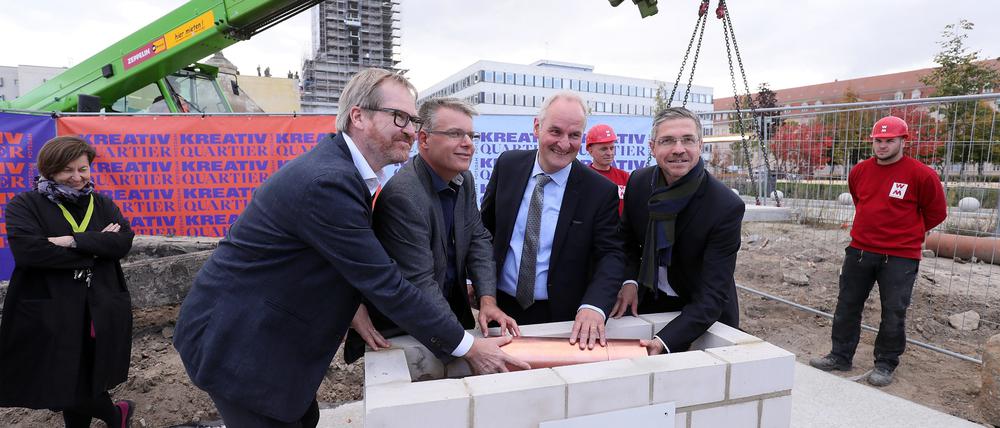 Am Dienstag wurde der Grundstein gelegt.