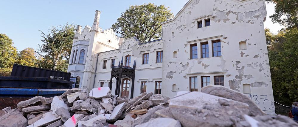 Im September begann die Sanierung des Kleinen Schlosses in Babelsberg.