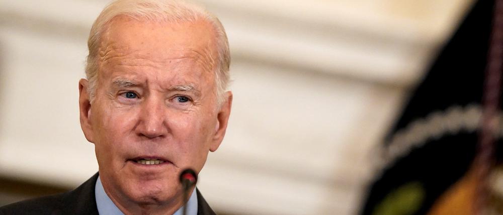 U.S. Präsident Joe Biden im Weißen Haus in Washington (Archivbild)