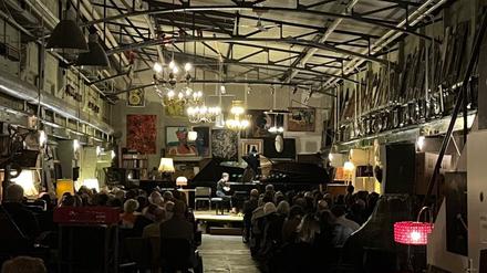 Blick in die Halle
