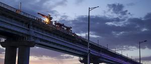 Die Reparaturen an der Kertsch-Brücke haben begonnen.