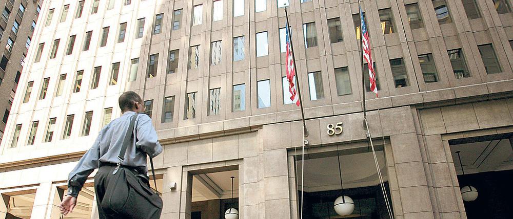 Das Gebäude der Investmentbank Goldman Sachs in New York