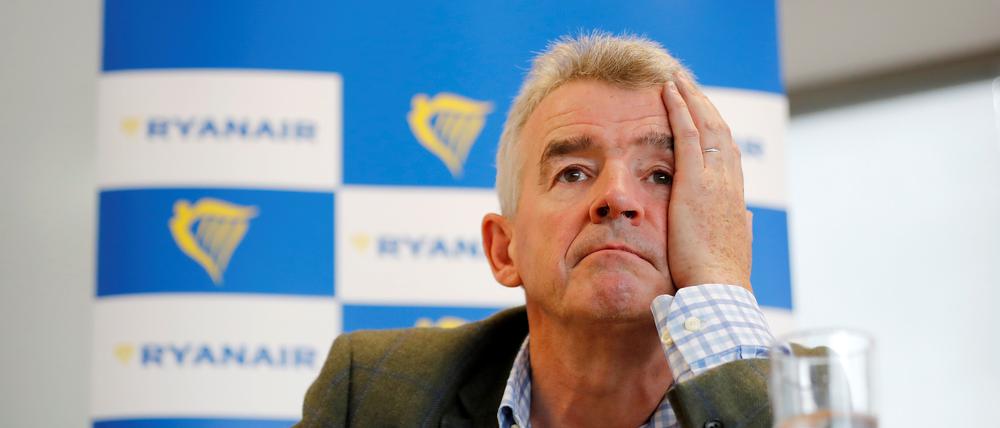 Der langjährige Chef der irischen Fluglinie Ryanair: Michael O’Leary (Archivfoto von 2018).