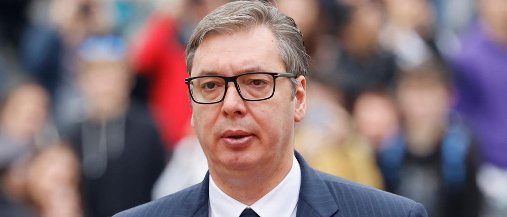 Der serbische Präsident Aleksandar Vucic