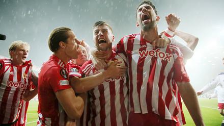 Robin Knoche war der umjubelte Mann beim 1. FC Union.