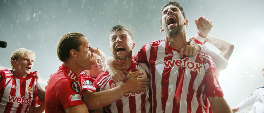 Robin Knoche war der umjubelte Mann beim 1. FC Union.