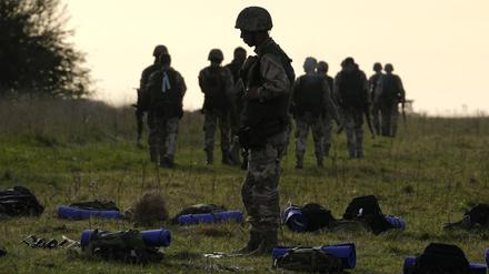 Ukrainische Rekruten.