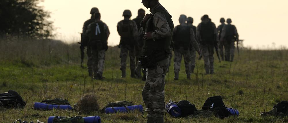 Ukrainische Rekruten.