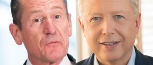 Verhandlungspartner: BDZV-Präsident Mathias Döpfner und ARD-Chef Tom Buhrow. 