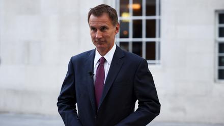 Der britische Finanzminister Jeremy Hunt.