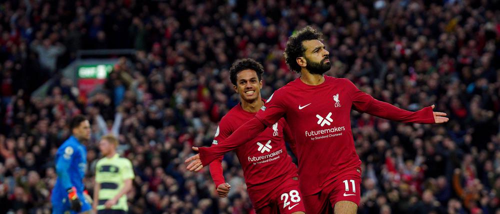 Mohamed Salah erzielte den Treffer den Tages für den FC Liverpool.