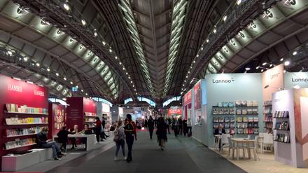 Wie leer es zu Zeiten der Pandemie war: In der Halle 3. 1 während der Frankfurter Buchmesse 2021.
