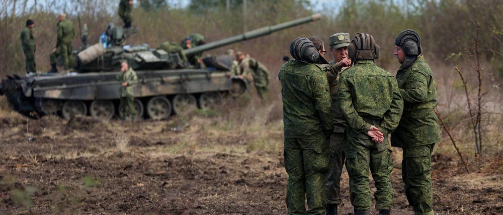 Viele russische Soldaten müssen ohne Vorbereitung in den Krieg ziehen.