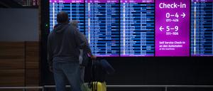 Auch heute streiken die Piloten des Unternehmens Eurowings. So fallen auch in Berlin Flüge aus.