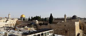 Blick auf Jerusalem.