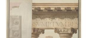 Vorlesungsillustration für die Royal Academy of Arts: Titusbogen in Rom.