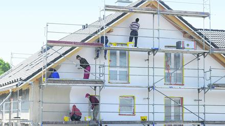 Die neue Hausfassade lässt sich von der Steuer absetzen.